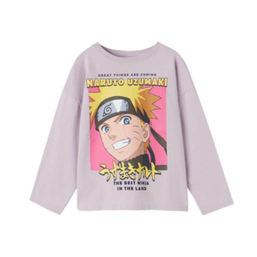 3/$20 Zara Girls 9 Naruto Long Sleeve